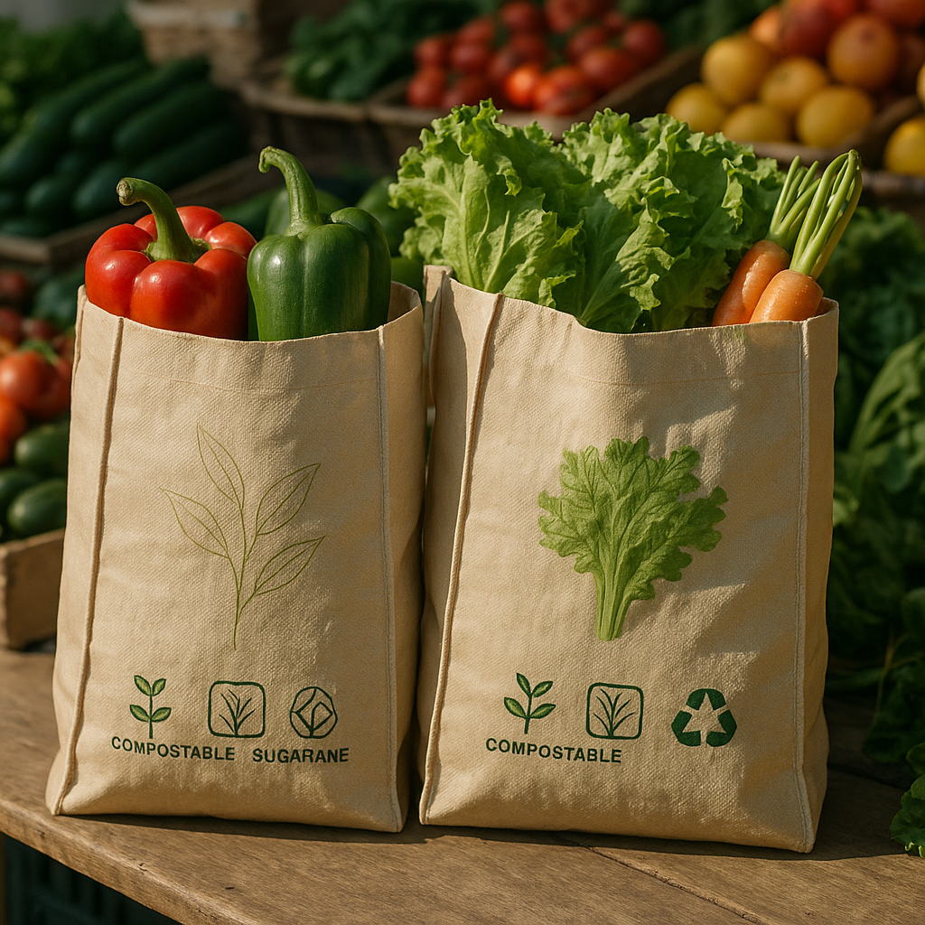 Bolsa de Caña de Azúcar Compostable