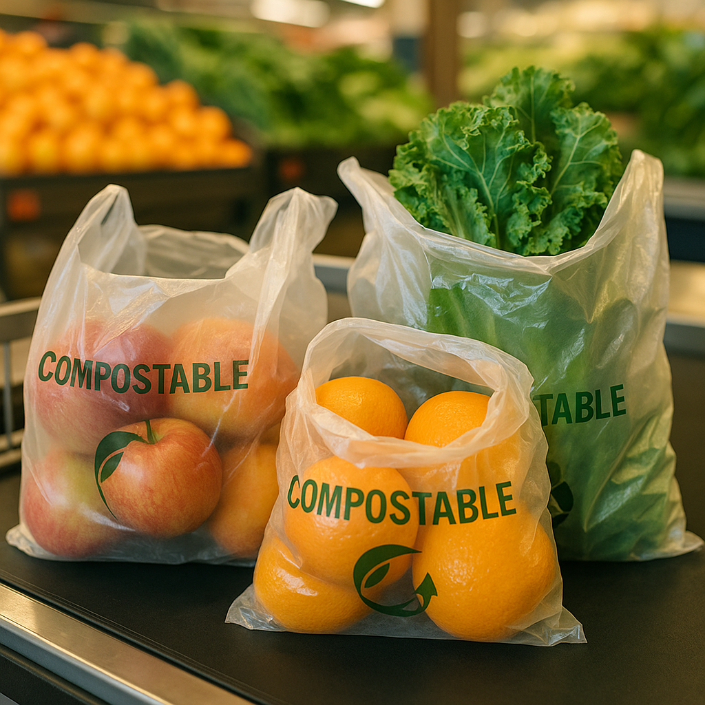 Bolsa para Frutas y Verduras Compostable