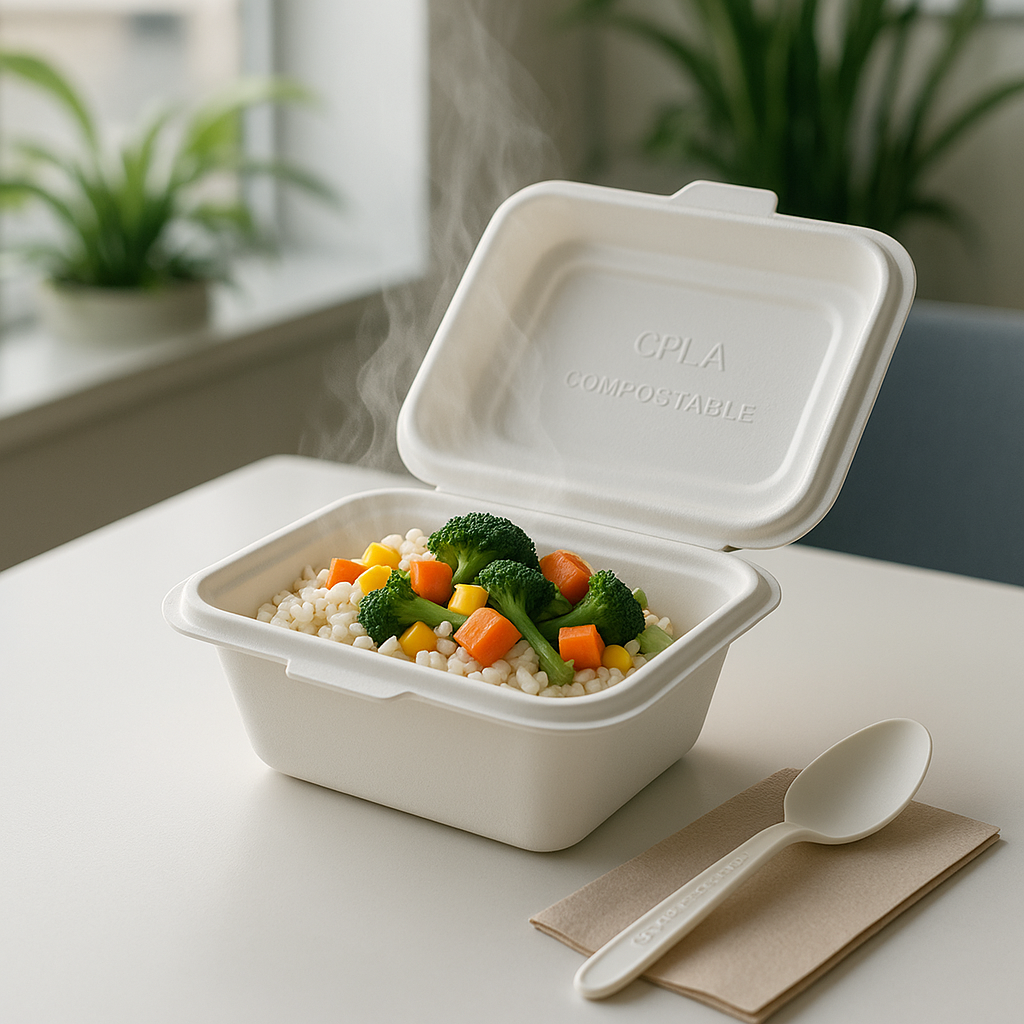 Envase CPLA Take Out Compostable